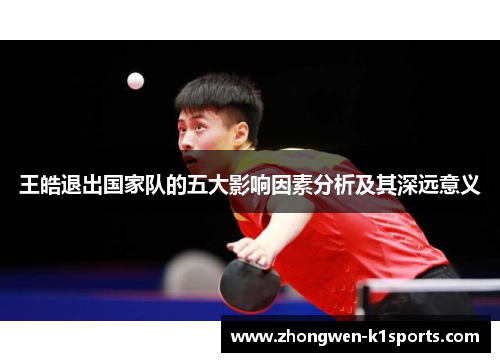 王皓退出国家队的五大影响因素分析及其深远意义
