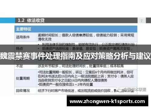 魏震禁赛事件处理指南及应对策略分析与建议